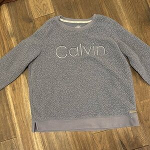 Calvin Klein fuzzy crewneck size M